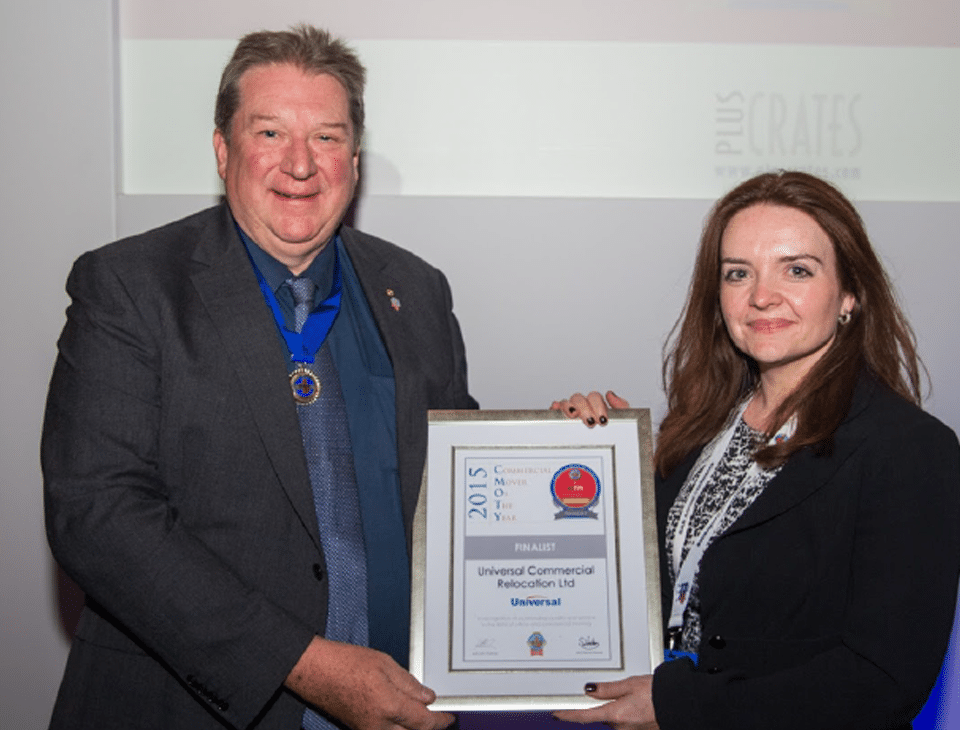 Universal announced as the British Association of Removers Commercial Mover of The Year 2015