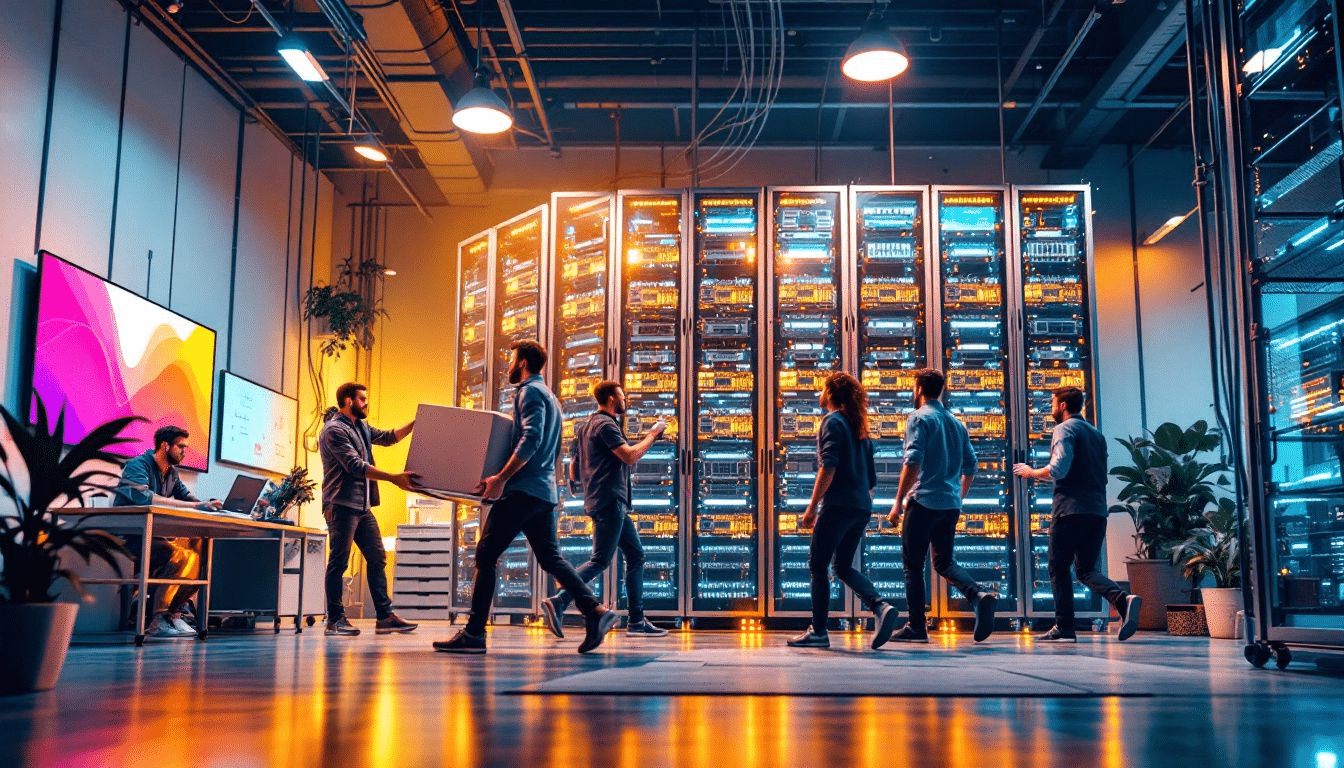 Key steps in the IT equipment relocation process.